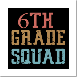 6th Grade Squad Posters and Art